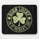 Search for lucky clover mousepads Happy