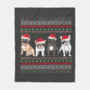 Search for bulldog christmas blankets Puppy