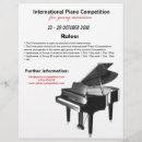 Search for instrumentalist flyers Piano