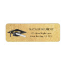 Search for party hat return address labels Graduation