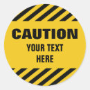Search for caution stripes stickers Warning