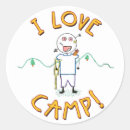 Search for kids camping stickers Summer camp