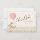 Search for gender reveal thank you cards It's a girl