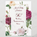 Search for 50th anniversary wedding menus Floral