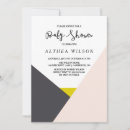 Search for minimalist baby girl shower invitations Unique