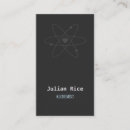 Search for molecule business cards Atom