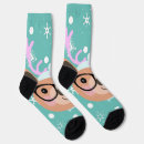 Search for christmas party socks Snowflakes