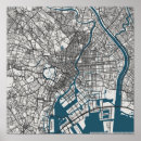 Search for map posters Japan