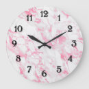 Search for pink marble clocks White