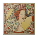 Search for art nouveau tiles Red