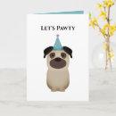 Search for pug birthday cards Puppy