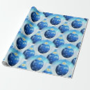 Search for ornament wrapping paper Blue