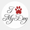 Search for i love my dog stickers Animal