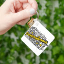 Search for doodle art key rings Black and white