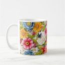Search for colorful butterfly mugs Flowers