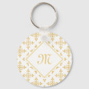 Search for white damask rounded key rings Floral