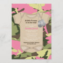 Search for army baby shower invitations Camouflage