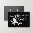Search for amphibian badges Funny frog