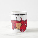 Search for funny crab mugs Cartoon