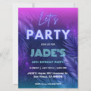Search for initial 6x8 invitations Purple