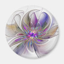 Search for multi coloured flower magnets For her