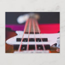 Search for red guitar postcards Close up