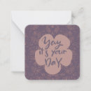 Search for happy birthday note cards Purple