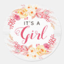 Search for chic baby shower stickers Blush pink
