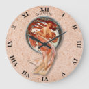 Search for art nouveau clocks Alphonse mucha
