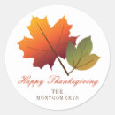 Search for fall maple leaf stickers Happy thanksgiving
