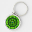 Search for geometric design key rings Green