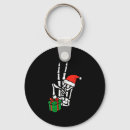 Search for skeleton hand key rings Peace