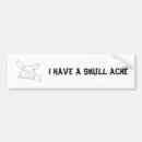 Search for skull bumper stickers Black