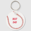 Search for baseball designs key rings Red