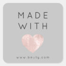 Search for pink and grey stickers Heart