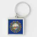 Search for flag of new hampshire key rings State