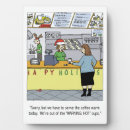 Search for funny christmas plaques Cartoon