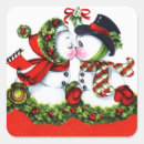 Search for snowman couple stickers Vintage