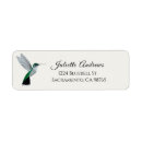 Search for green hummingbird return address labels Wildlife
