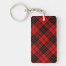 Search for red black key rings Tartan