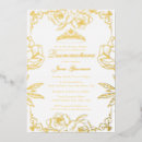 Search for foil quinceanera invitations Floral