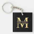Search for black gold key rings Dad