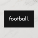Search for football business cards Professional