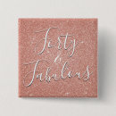 Search for 40th birthday badges Fortieth