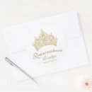 Search for elegant quinceañera stickers Crown