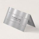 Search for slick business cards Metallic