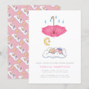 Search for umbrella baby shower invitations White