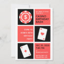 Search for casino birthday invitations Ace of hearts