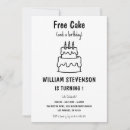 Search for cake 1st birthday invitations Simple