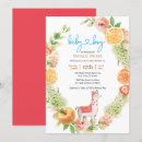 Search for citrus baby shower invitations Floral